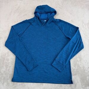 Rei Co-op Lightweight Performance Hoodie Men XL Heather Blue UPF 50 Wicking NWOT